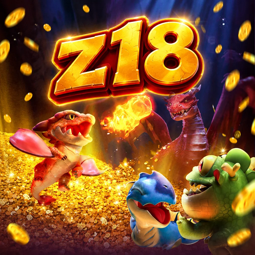 Karakter naga mitologi bertema api dan sarang batu dalam game Dragon Hatch di z18